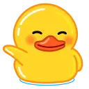 waving duck